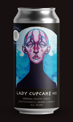 Lady Cupcake #11 (Roasted Peanuts, Caramel and Vanilla)